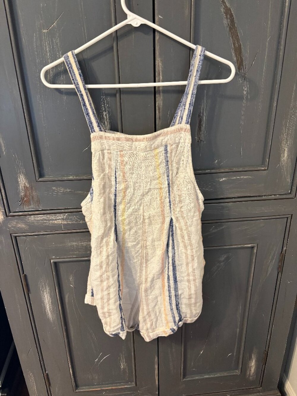 Rip Curl striped beach romper / playsuit
